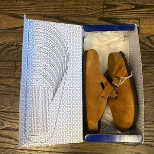 Birkenstock Boston Clog Suede Leather